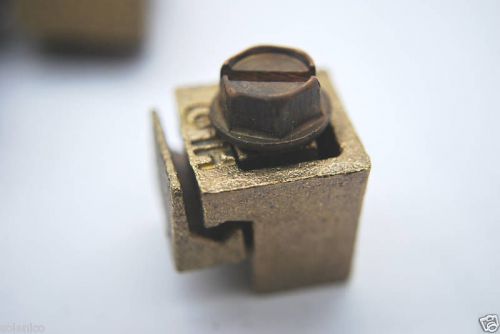 Lot 10 copper grounding connector si-2170 awg solid 6 for sale