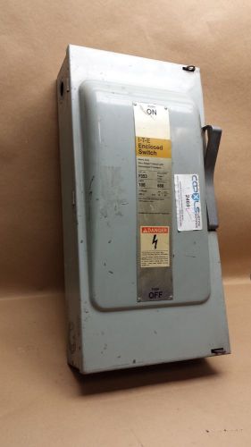 I-t-e enclosed switch 100a, 600v, type 1 enclosure, 3 phase f353      item#:2469 for sale