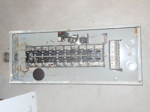 Electrical Panel with Pushmatic Breakers