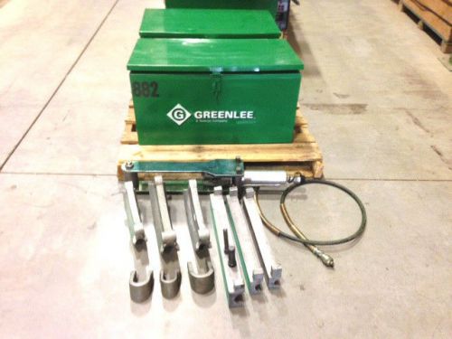 Used greenlee 882 conduit bender 1-1/4&#034; thru 2&#034; emt flip top for sale