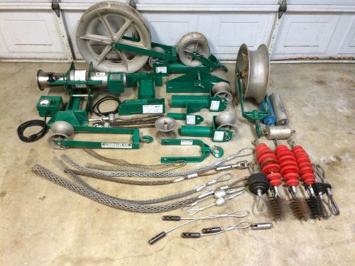 Greenlee ultra tugger 6800 cable, wire puller + accessories and ropes for sale