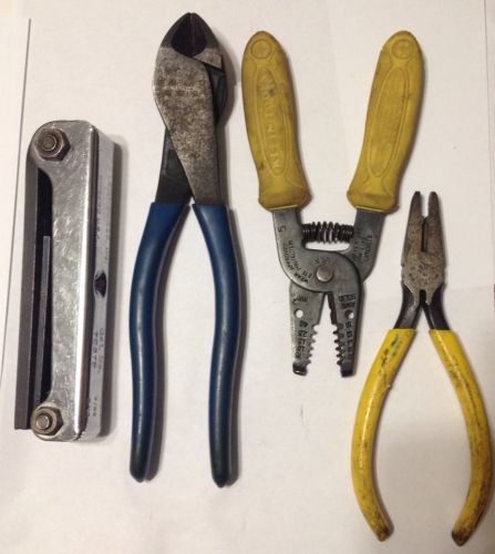 Klein tools 4pcs allen set 70579,  cutters d2000-48, strippers 11045, scotchlok for sale