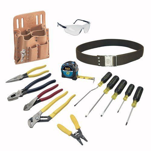 Klein tools 80014 - 14-piece electrician tool set for sale