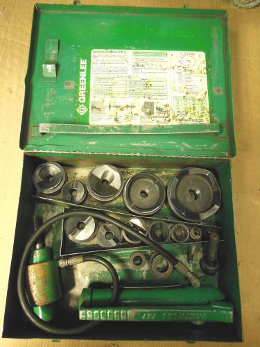 Greenlee 7310 767 Hydraulic knockout Punch Driver set