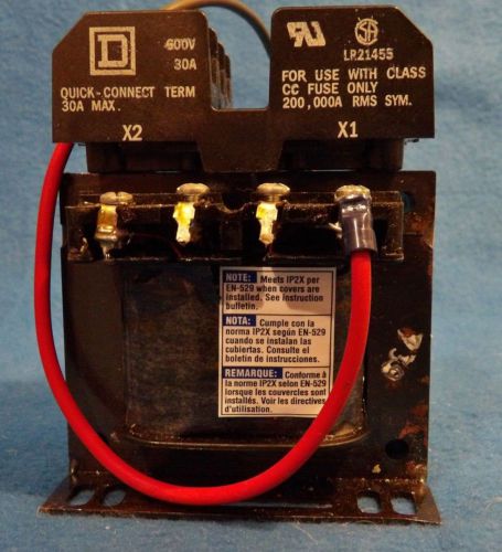 Square d schneider electric 9070tf75d23 industrial control transformer, 30a for sale