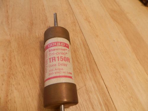 Trionic Dual Element Time Delay TR150R 150A,250V AC Class RK5 Fuse