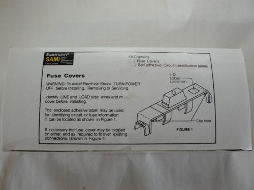 NEW 3 PACK BUSSMANN SAMI 8I INDICATING COVERS 600 VOLT