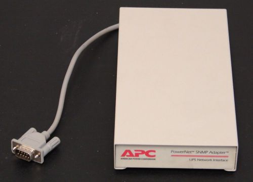 APC PowerNet SNMP Adapter, UPS Network Interface, PowerNet 10-Base-T