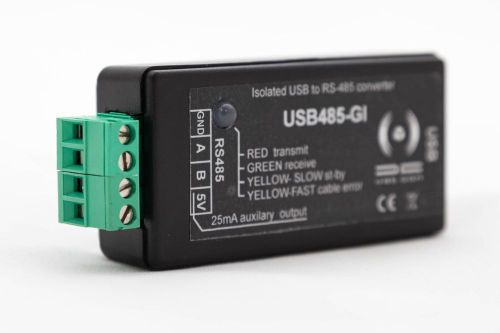 Galvanic isolated USB to RS485 converter