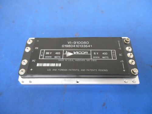 Vicor vi-910080 power converter 300 v 465 w in 15v 400 w out for sale