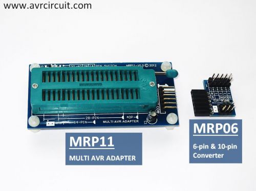 Mra02 - avr adapter set! isp programmer compatible! 8-40pin avr at(mega&amp;tiny) for sale