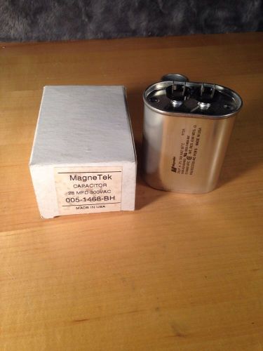 Magnetek capacitor model 005-1468-bh 28 mfd 300 vac nib made in usa! for sale
