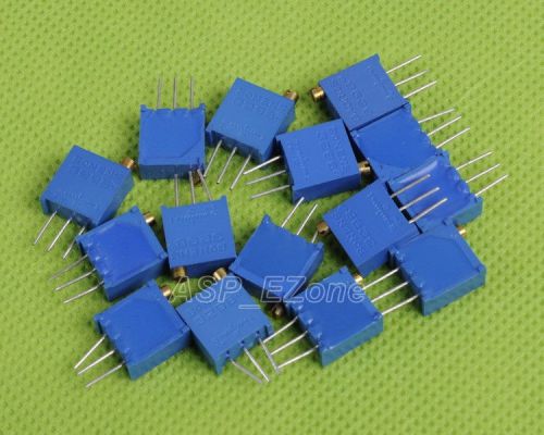 15 values 3296 trimmer trim pot resistor potentiometer kits 15pcs new for sale