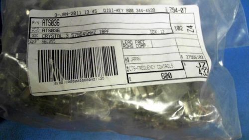 95-pcs frequency 3.579545mhz 18pf cts micro ats036 036 for sale