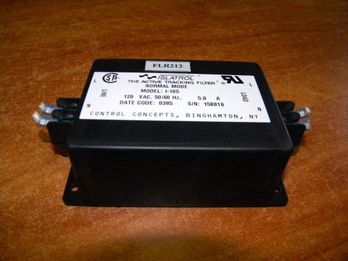 Control concepts islatrol i-105 tracking filter for sale