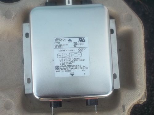 New 20mv1 corcom filter 20 amp for sale