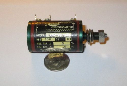 Spectrol precision potentiometer 10k ohm 10-turns locking  nos for sale