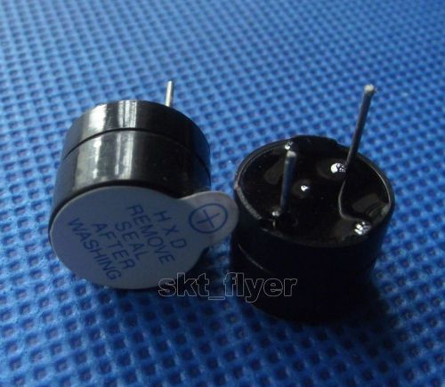 12 pcs 5v active buzzer continous beep h9.5mm dia 12mm for sale