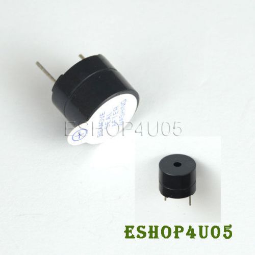 10 pcs 5v active buzzer magnetic long continous beep tone alarm ringer 12mm new for sale