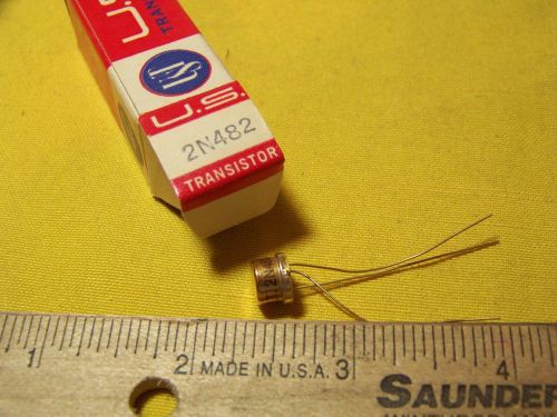 2N482  UST Transistor PNP (Ge) Germanium  Oscillator Mixer TO5 Gold Plated