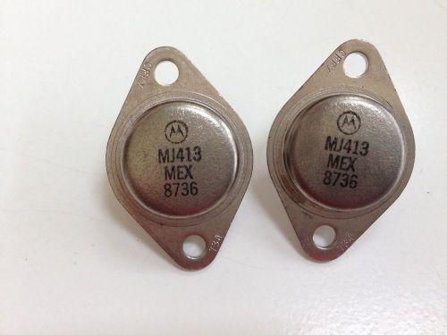 MJ413 High-voltage NPN silicon transistor BY MOTO LOT OF 2