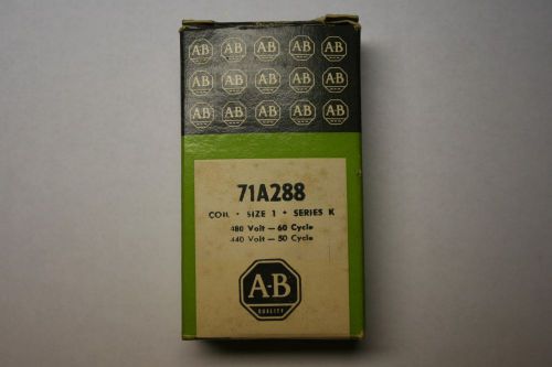 Allen Bradley 71A288 Coil -Size 1 -Series K-480 /440 Volt 60/50 cycle New
