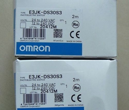New OMRON optoelectronic switch E3JK-DS30S3