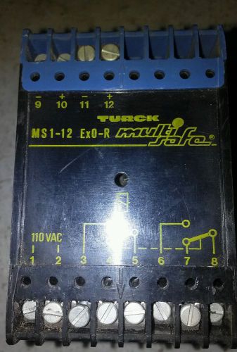 TURCK ELECTRONIC AMPLIFIER MULTI-SAFE MS1-12-Ex0-R 110VAC