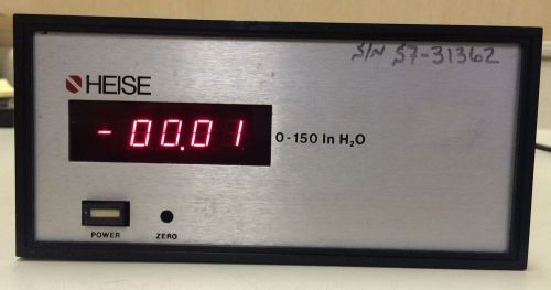 NIST Certified Heise 710B, High accuracy pressure indicator, 0-150&#034;H2O