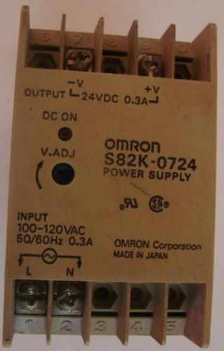 Omron S82S-0724 24V 0.3A Power Supply