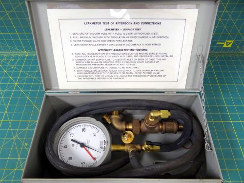 Leak meater ld160446 with weksler 45-0/30 in. hg. vacuum gauge for sale
