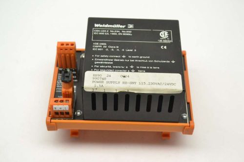 Weidmuller 990748 rs-snt 115-230v-ac 24v-dc 1.5a amp power supply b374450 for sale