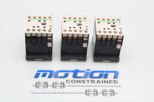 Lot of 3 schneider electric iec/en 60947-5-1 10a contactors, 600v max for sale