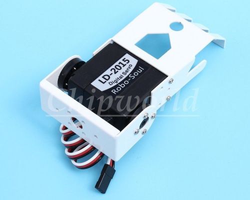 White 1dof mechanical claws non-mergeable ld-2015 digital servo for robot car for sale