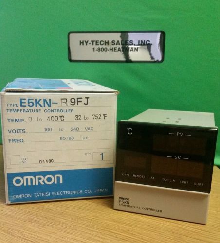 Omron E5KN-R9FJ Temperature Controller, 0 to 400C / 32 to 752F, 100 to 240 VAC