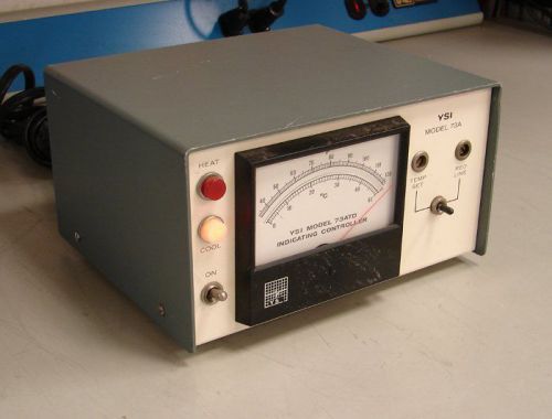 Ysi 73atd temperature indicating controller 20-42 deg. c, 68-108 deg.f, rec out for sale