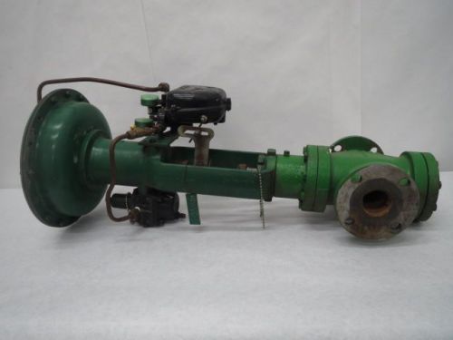 Fisher governor 657a size 40 actuator pneumatic flanged 2 in plug valve b204668 for sale