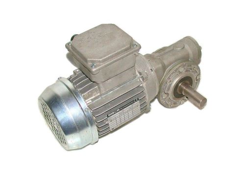 New bison 3 phase ac motor and gearbox  0.25 hp  230/460 vac model 151-612-1014 for sale