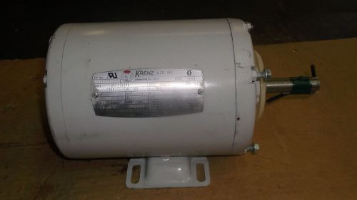 Krenz 1/2hp motor, model:a4t17nb4h, fr 48y, v 460, rpm 1750, cat# 100229.10, new for sale