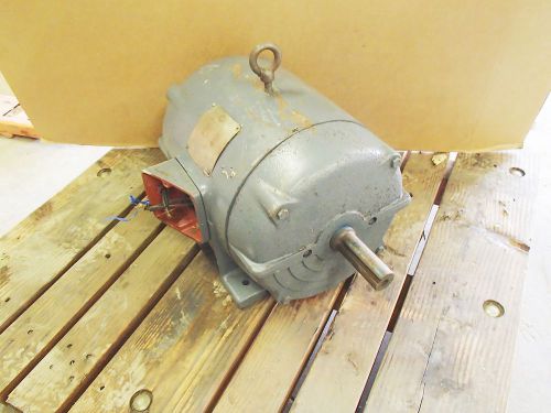 LOUIS ALLIS 7.5 HP INDUCTION MOTOR, 1760 RPM, 220/440 VOLT, 3 PHASE (USED)