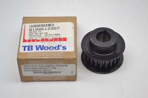New tb woods w22-8m-22 22 teeth timing pulley 7/8 in single row sprocket b374829 for sale