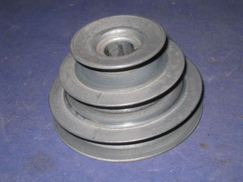 3 step pulley 5/8&#034; shaft 3 3/8&#034; 2 5/8&#034; 2&#034;    21w for sale