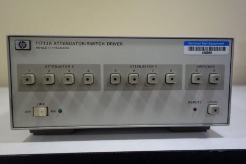 HP 11713A ATTENUATOR / SWITCH DRIVER WITH 8120-2703 VIKING CABLE