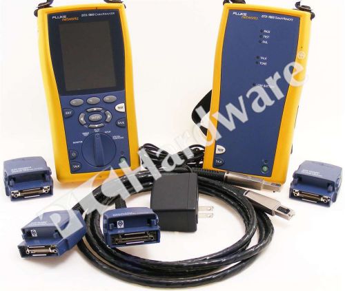Fluke DTX-1800 Cable Analyzer DTX1800 DTX-1200 Version 2.7400 Calibration 2014