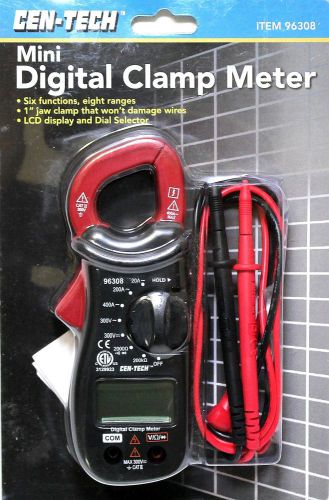 Cen-Tech Mini Digital Clamp Meter Electronic Tester Model 96308 - New In Package