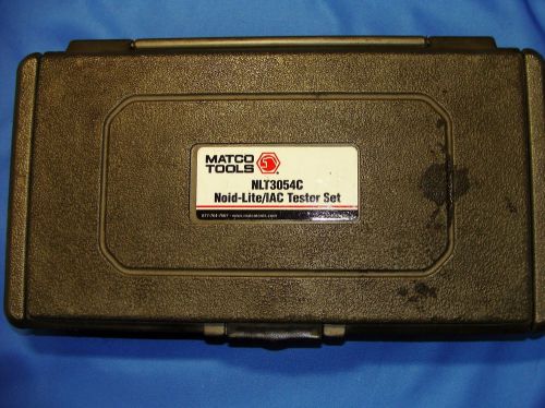 MATCO TOOLS NLT3054C NOID-LITE / IAC TESTER KIT W/ HARD CASE