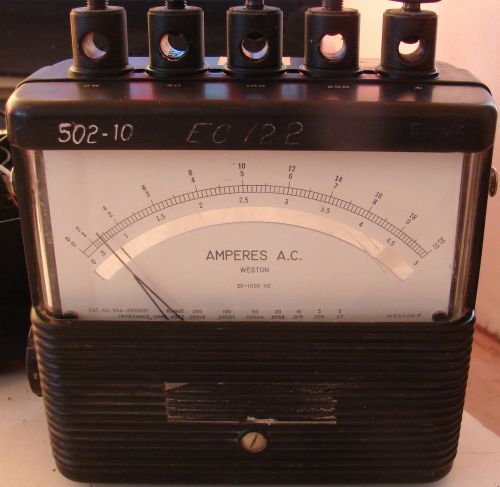 Weston 25-1000 Hz Amperes A.C.