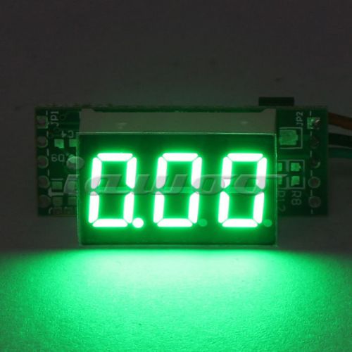 0-9.99A DC Amperes Meter 0.36&#034; Green LED Digital Current Panel Amp Ammeter