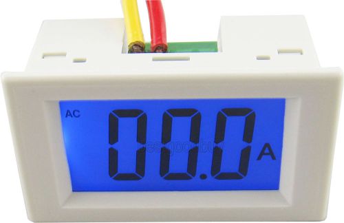 Ac 0-50a lcd digital ammeter amp panel meter amp monitor tester gauge display for sale