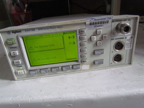 HP Agilent E4419B EPM Dual Channel Power Meter Good Working Condition